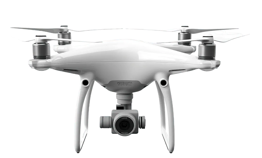 Dron nad polem uprawnym